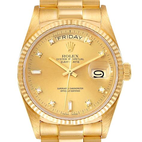 rolex mens 18k yellow gold presidential|Rolex gold presidential watch price.